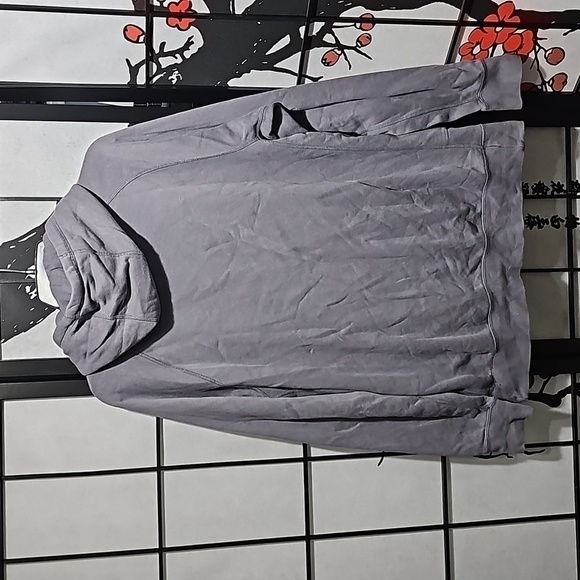 Jordan Gray Hoodie Kangaroo Pocket Pullover Size Large - Picture 6 of 6